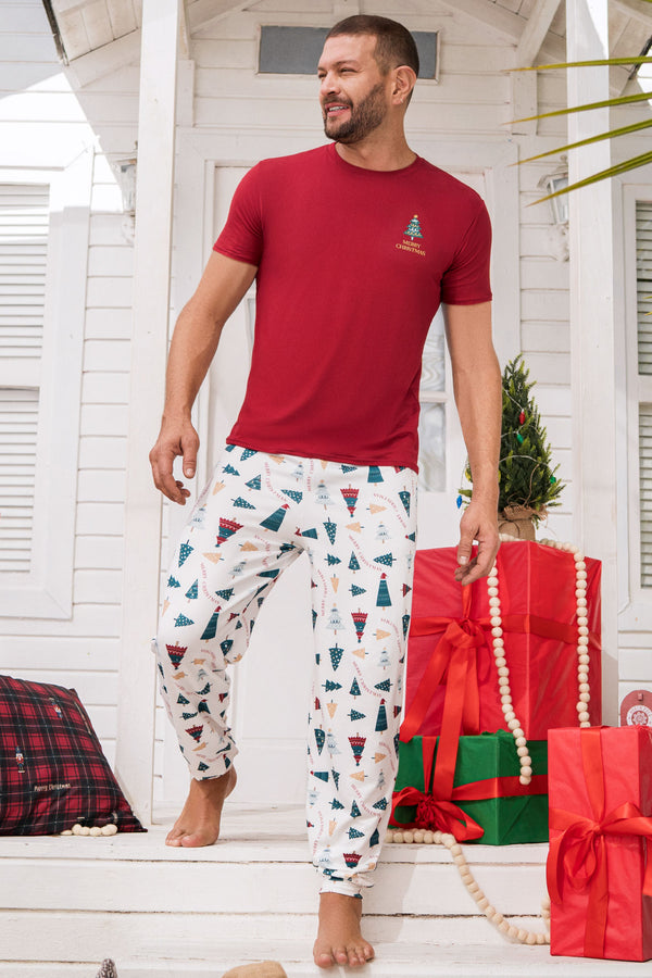 Pijama Hombre Rojo 23068