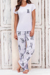 Conjunto Pantalon M-Corta Lila 12051