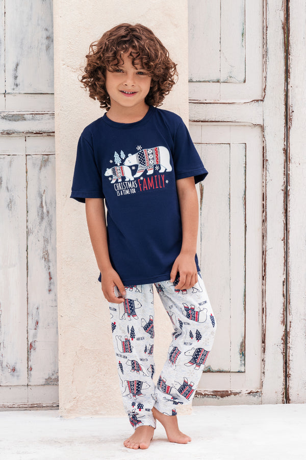 Conjunto Pijama Pantalon M- Corta Niño 12074