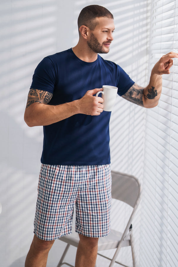 Pijama Hombre Azul Oscuro 21071