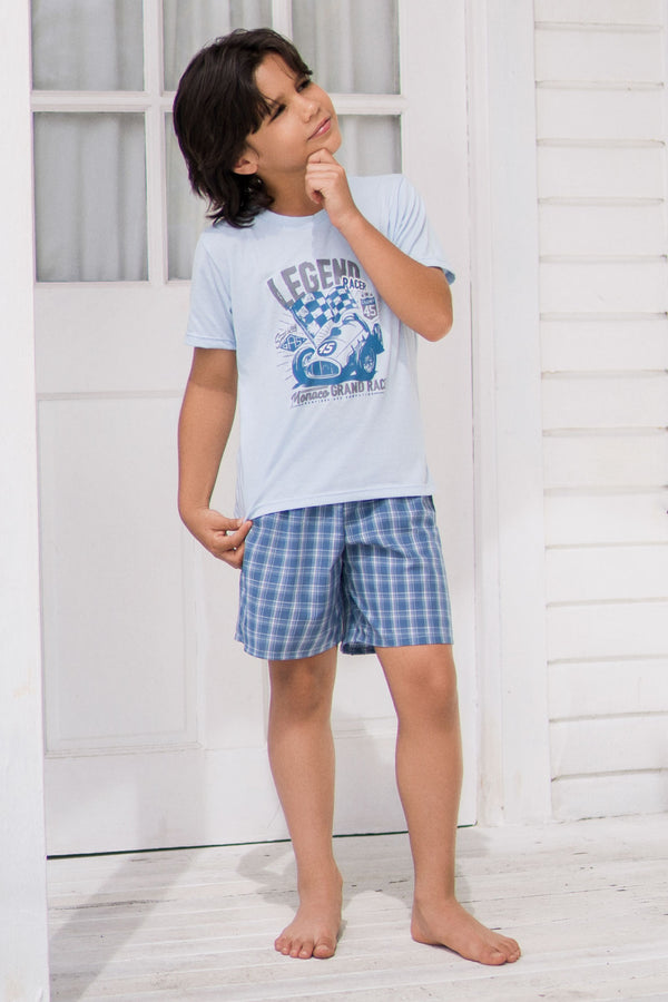 Pijama Niño Azul 21062