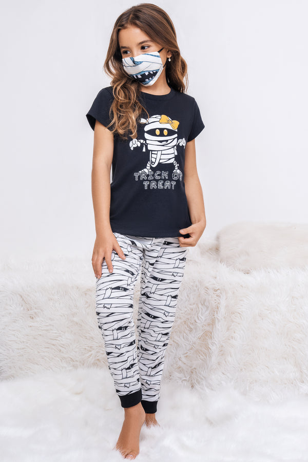11622  Conjunto Jogger Manga Corta Niña