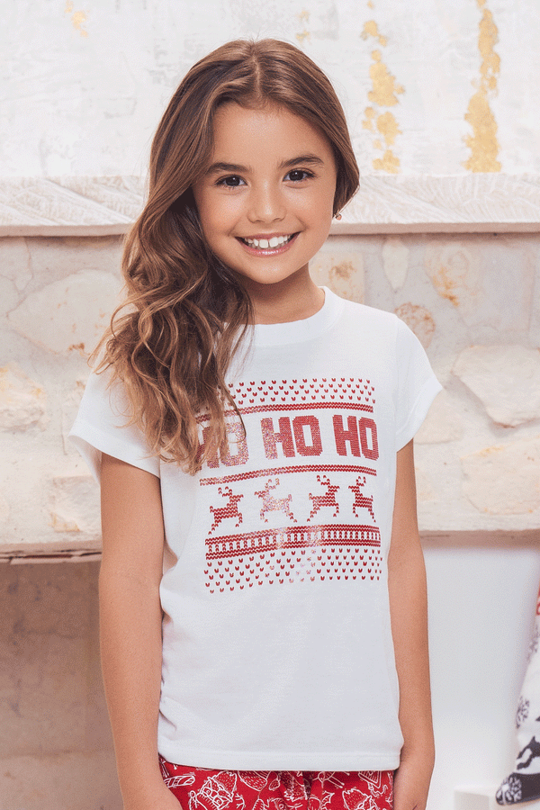 11649  Conjunto Jogger Manga Corta Niña