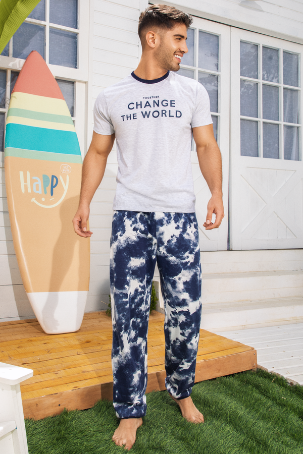 11596  Conjunto Jogger Manga Corta Hombre